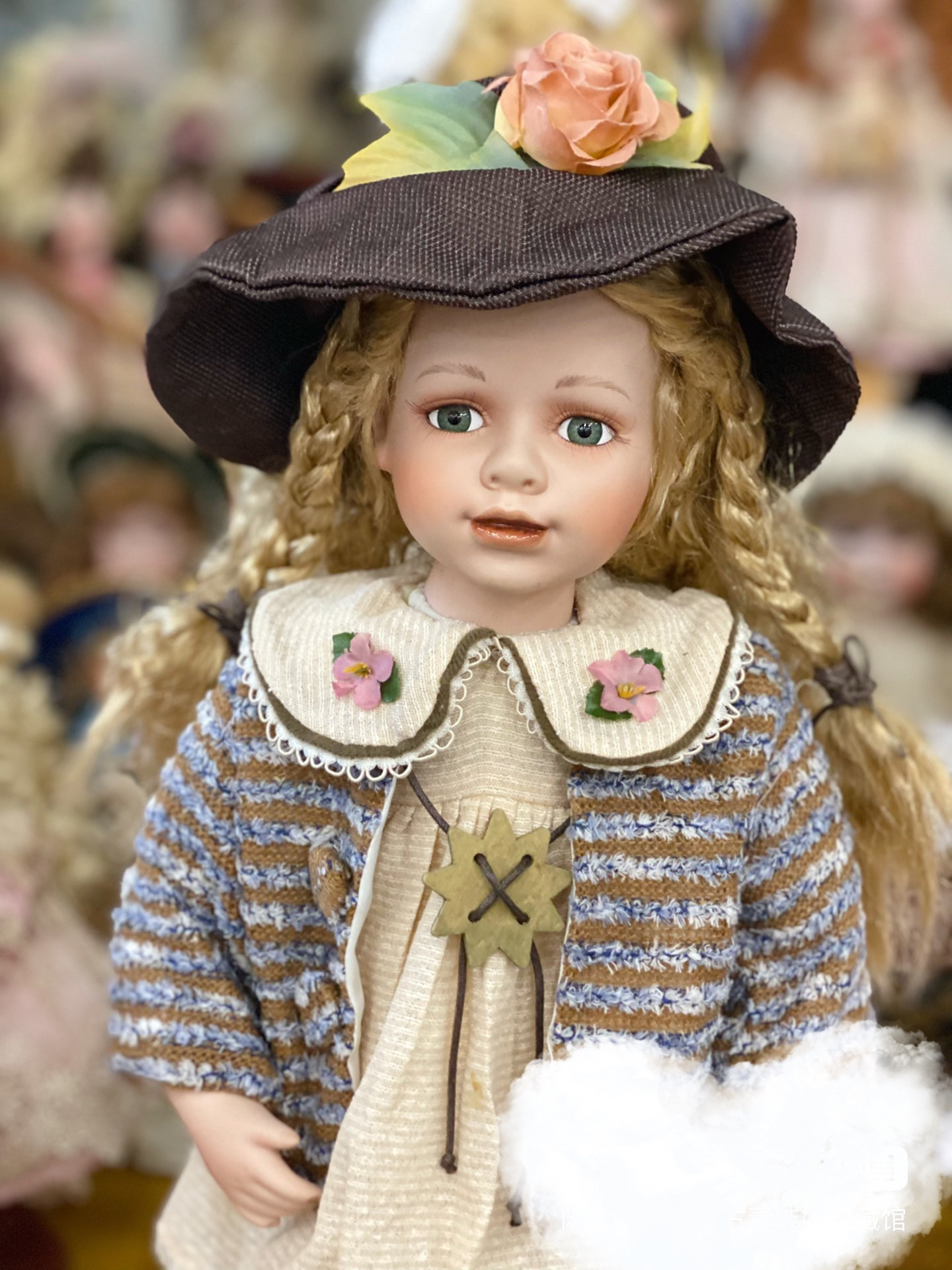 国外艺术家古董陶瓷娃娃，售出不退换，顺丰到付，当面验收。