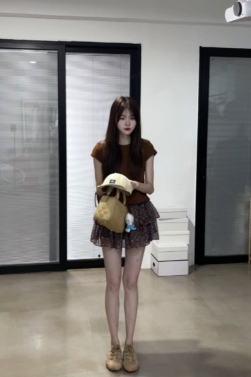 肌理感弹力短袖T恤 3001