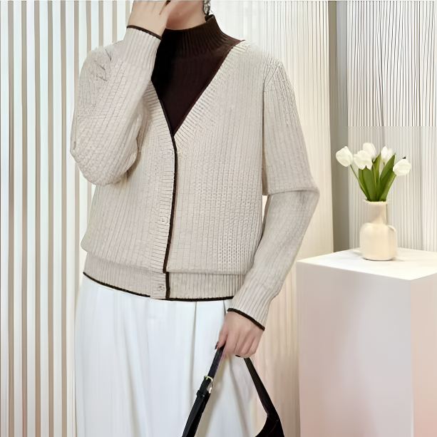 假两件 加厚时尚毛衫（剪标款）