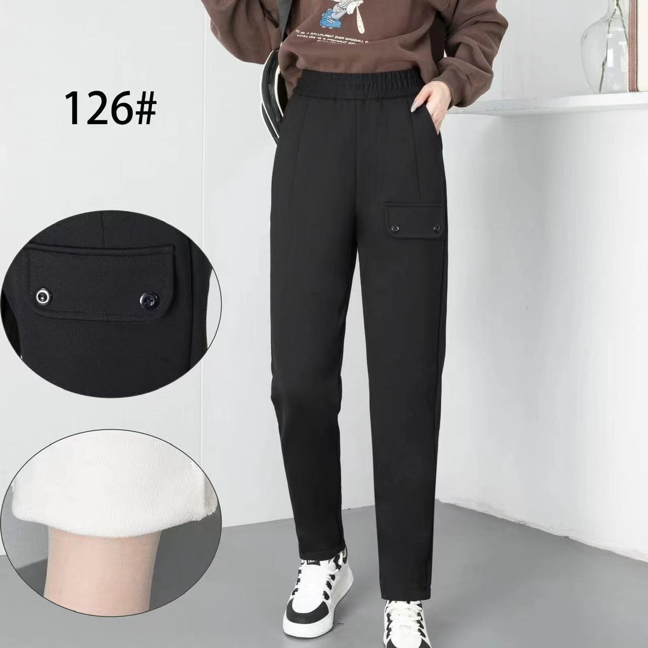 126女士休闲棉裤（剪标款）
