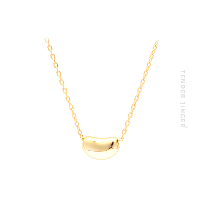 Tender Jinger 坠链均925银 碗豆项链时尚素款设计感项链