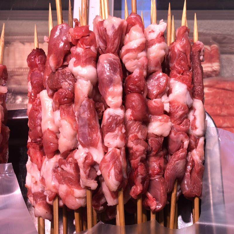 内蒙羔羊 羔羊肉筋 1斤14串左右