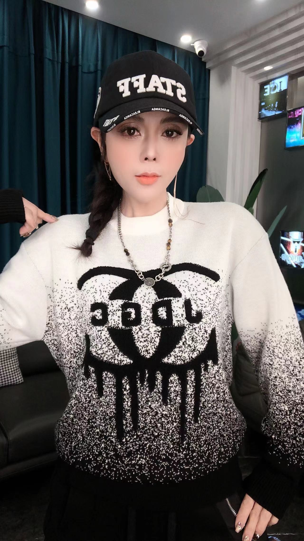 EXTREMESPACE潮品轻奢高端气质百搭休闲潮流时尚男士羊毛衫Y033