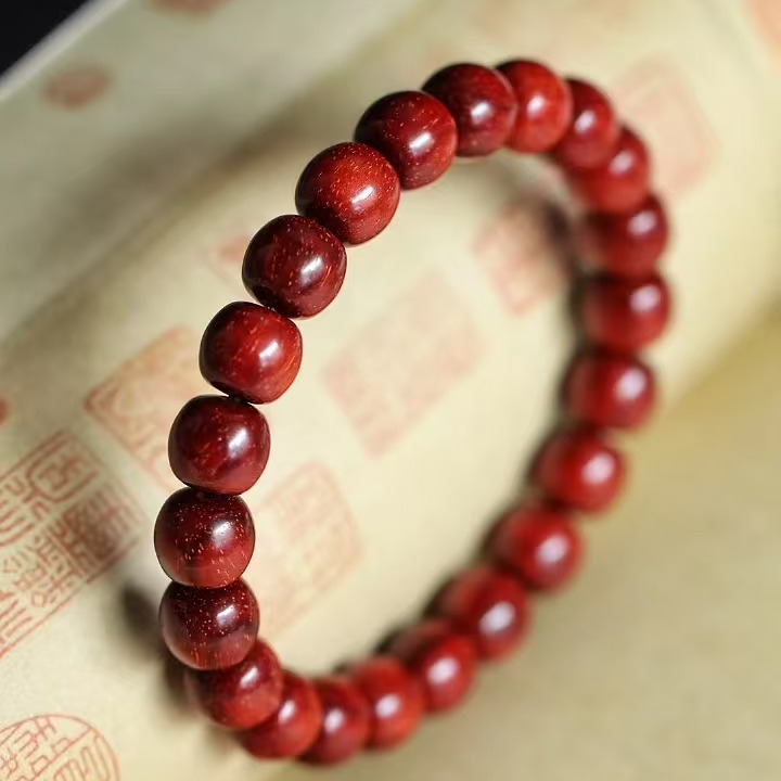 印度小叶紫檀檀香紫檀手串