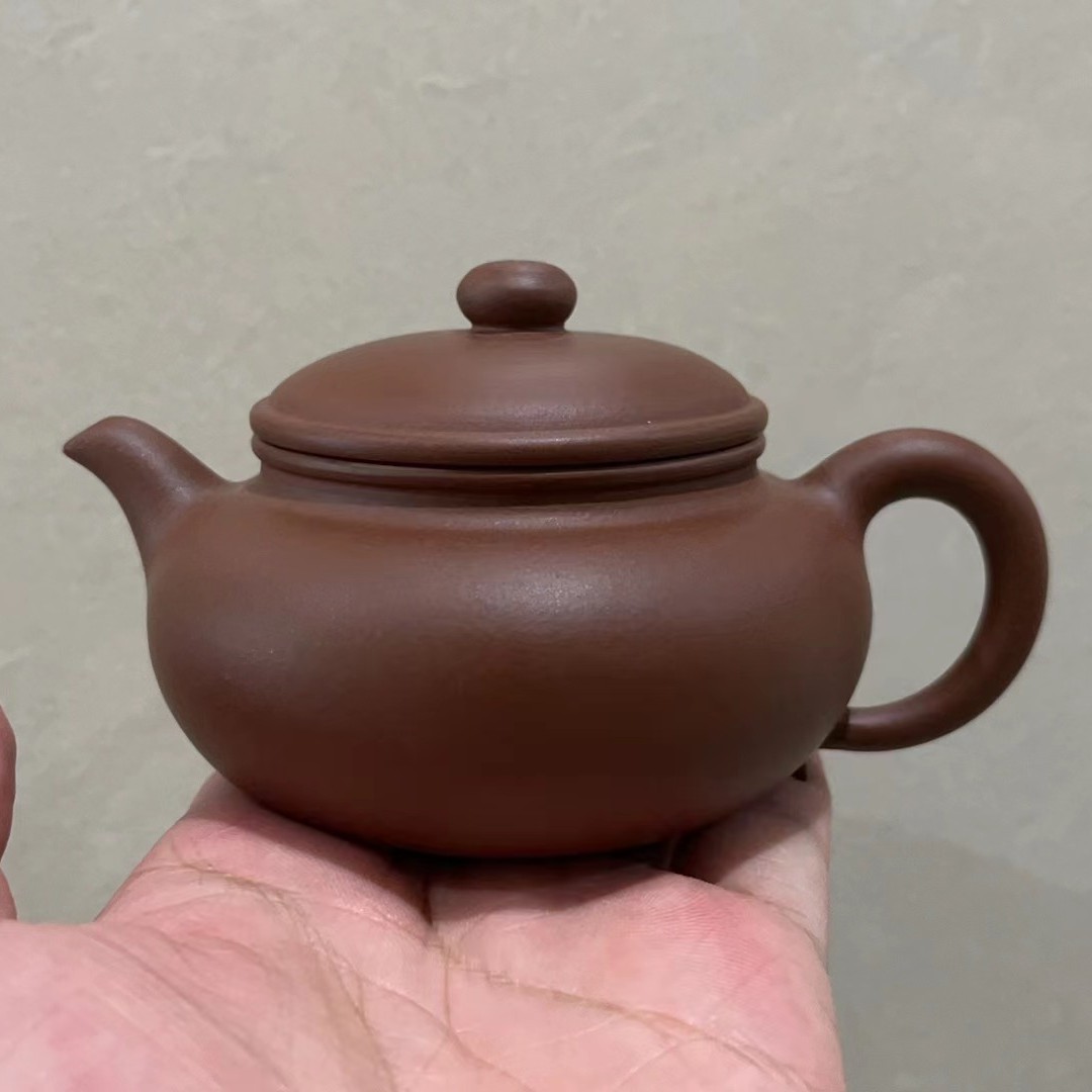 国工吴超作品 仿古 底槽清 170cc全手工紫砂壶
