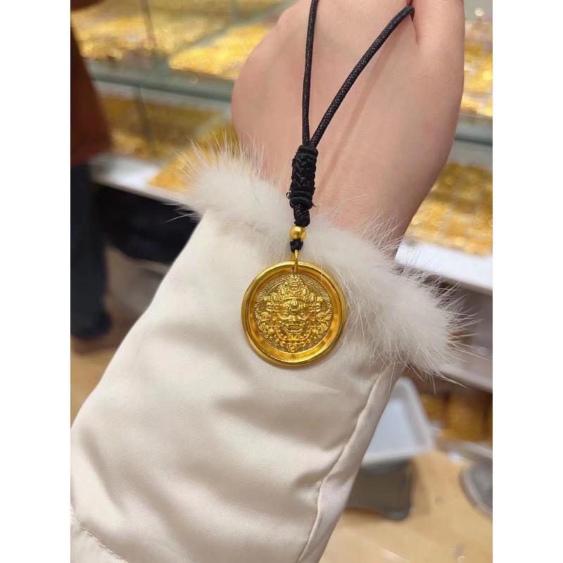 合金吊坠 黄米神吊坠