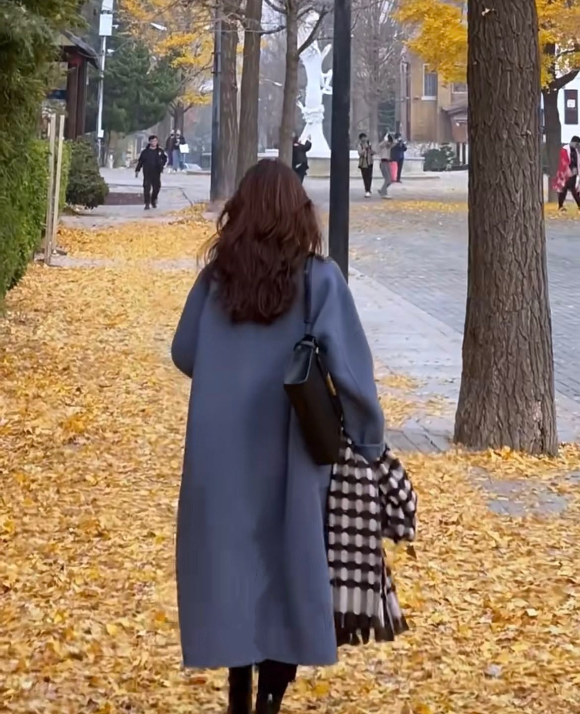 温暖小山羊 重：1300克 14.5W M细腻加厚有内衬气质优雅宽松大衣