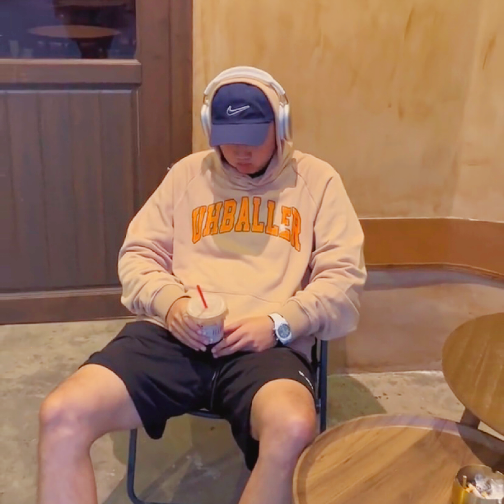 UH BALLER美式男子篮球帽衫卫衣沙色篮球健身宽松连帽休闲运动