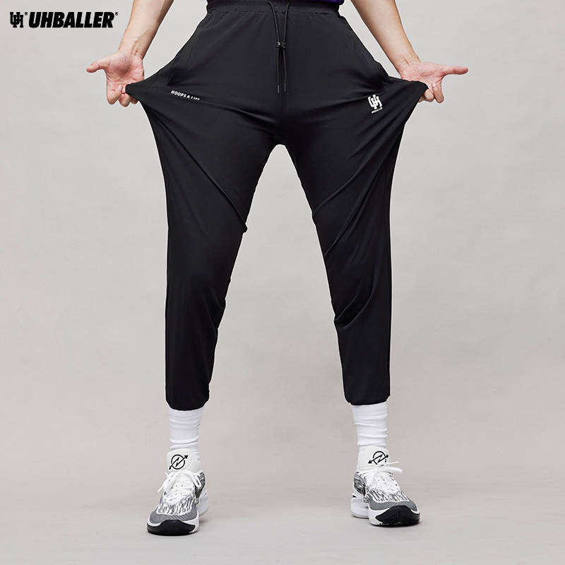 UH BALLER美式篮球健身速干训练裤运动裤吸湿排汗高弹男束脚扎袜