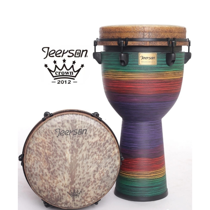新款吉尔森12寸非洲鼓流行伴奏功能低音通透高音清脆高级碳纤维皮