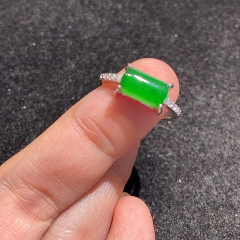 【闪购商品】翡翠裸石银S925镶嵌