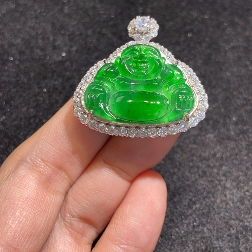 【闪购商品】翡翠裸石银S925镶嵌