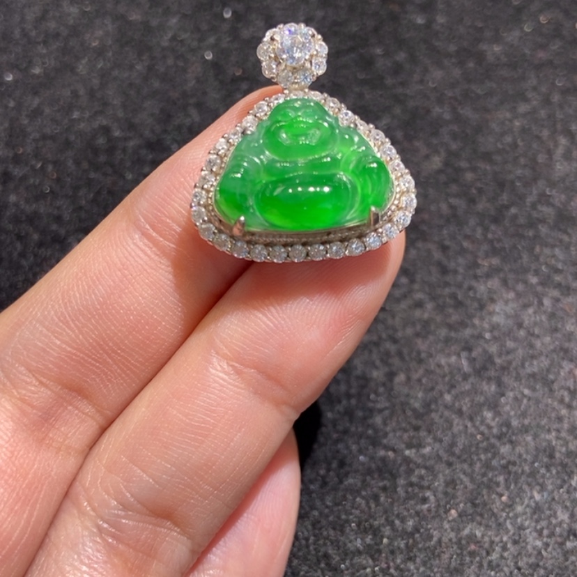 【闪购商品】翡翠裸石银S925镶嵌