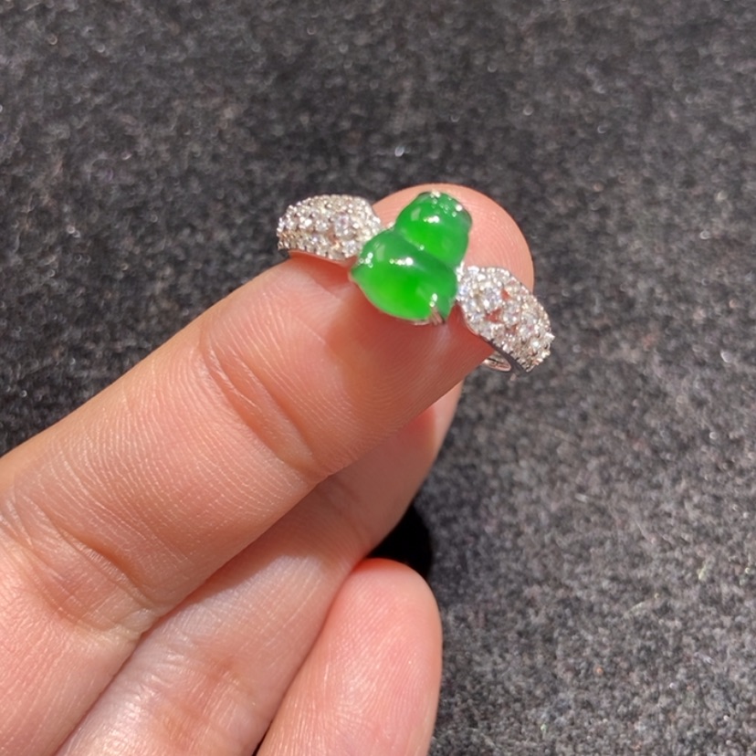 【闪购商品】翡翠裸石银S925镶嵌