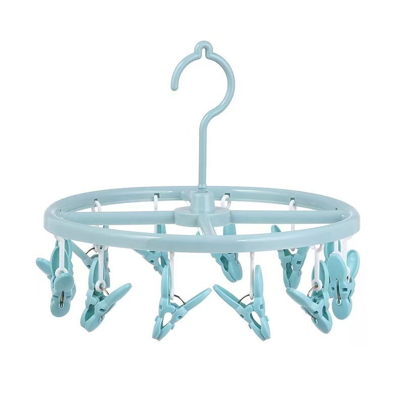 多功能衣架2个晾衣夹子晾衣绳