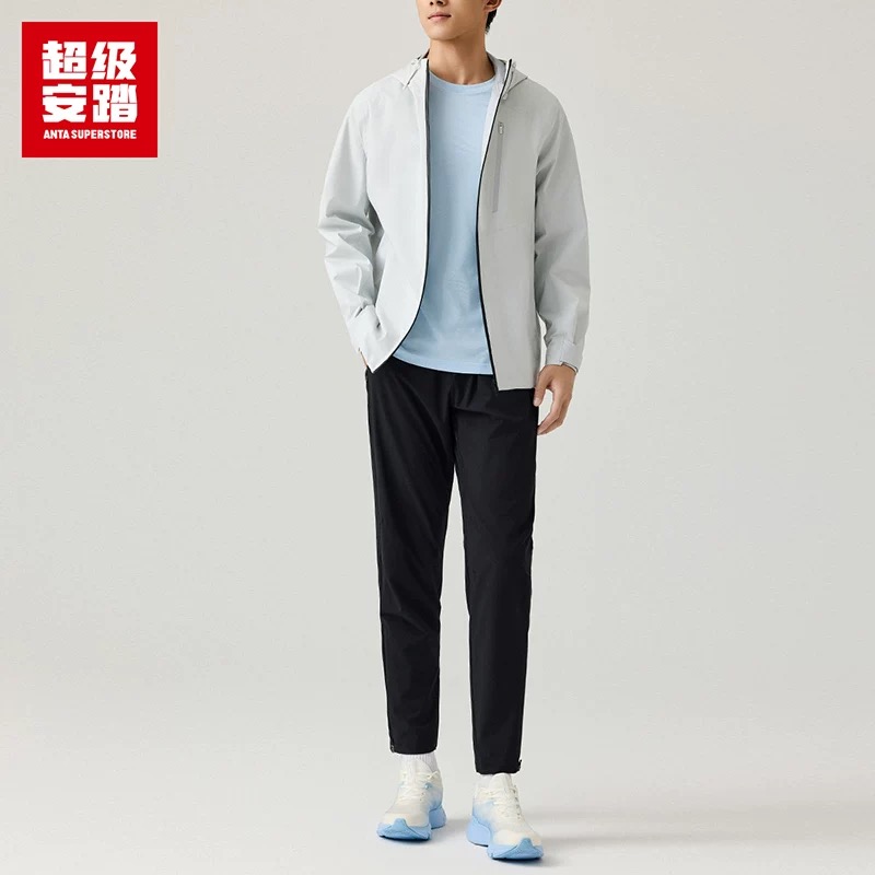 超级安踏都市全天候防泼水轻量化夹克秋冬新款风男装运动外套