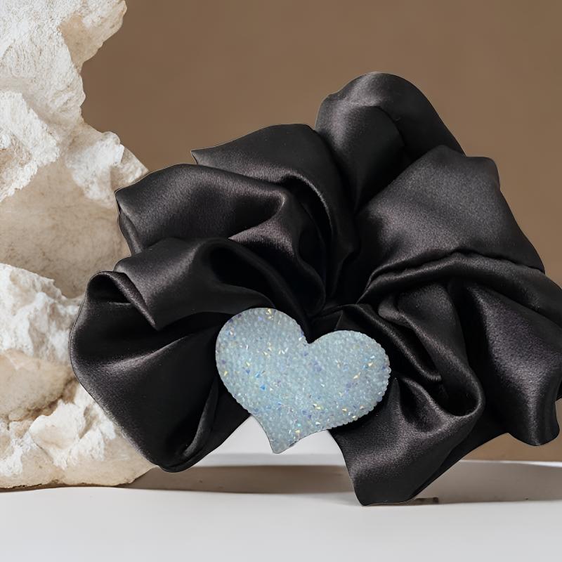 纯色高级缎面大肠圈发圈发饰气质ins发圈