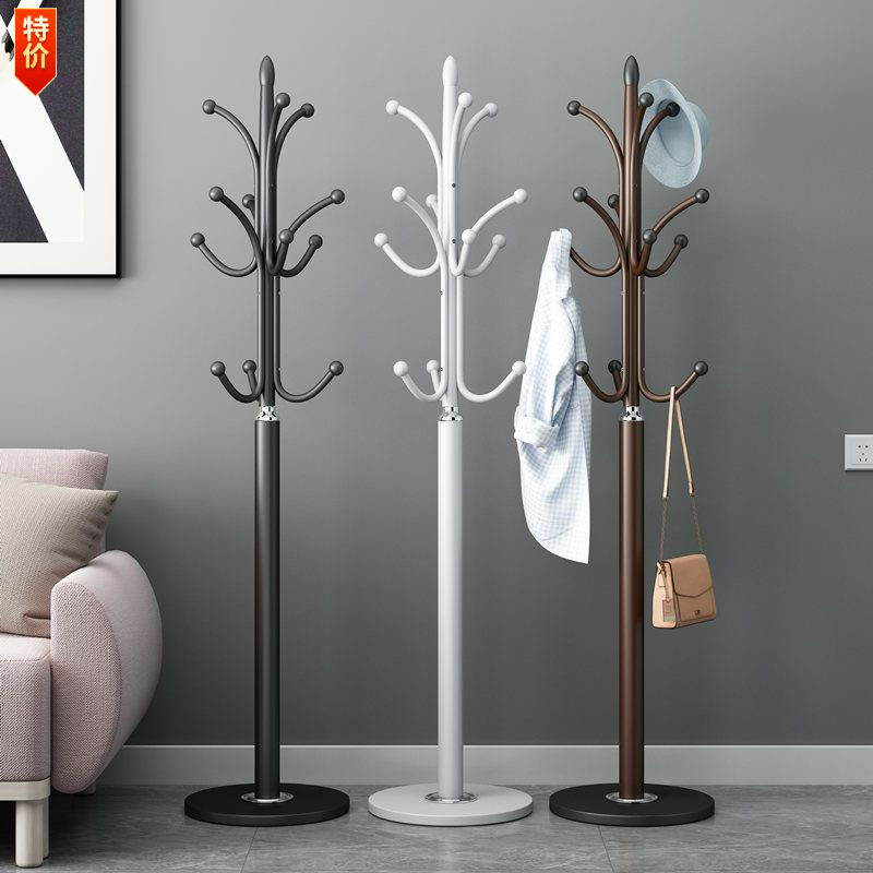 衣帽架落地卧室挂衣架简约现代立式衣服架子家用卧室衣服置物架