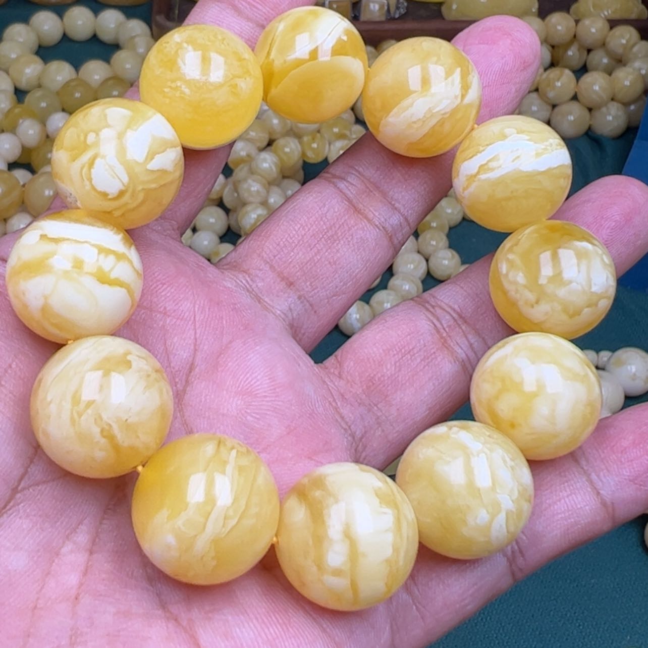 【闪购商品】琥珀颈饰未镶嵌l**y