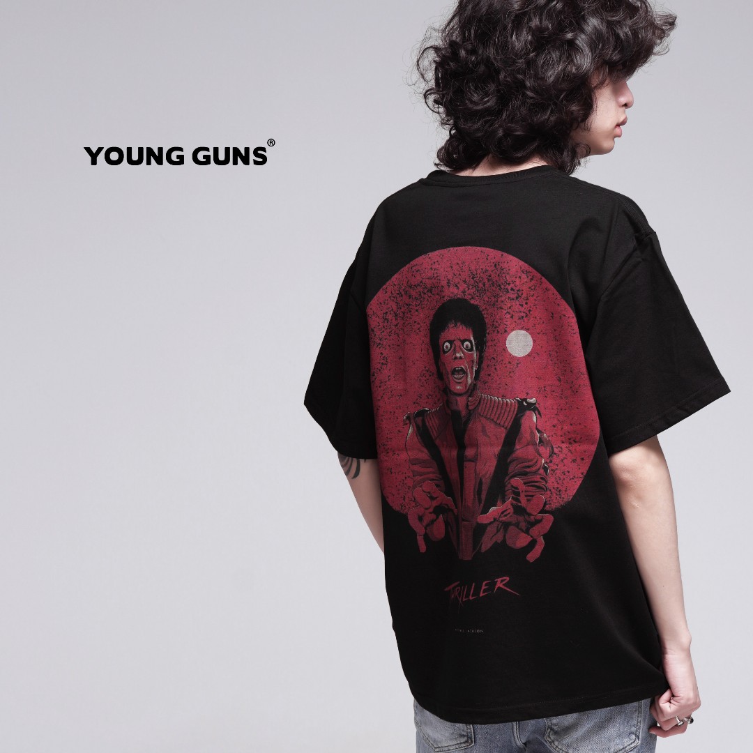 Young Guns 【MJ颤栗杰克逊】270g重磅美式短袖潮流高街百搭T恤A79