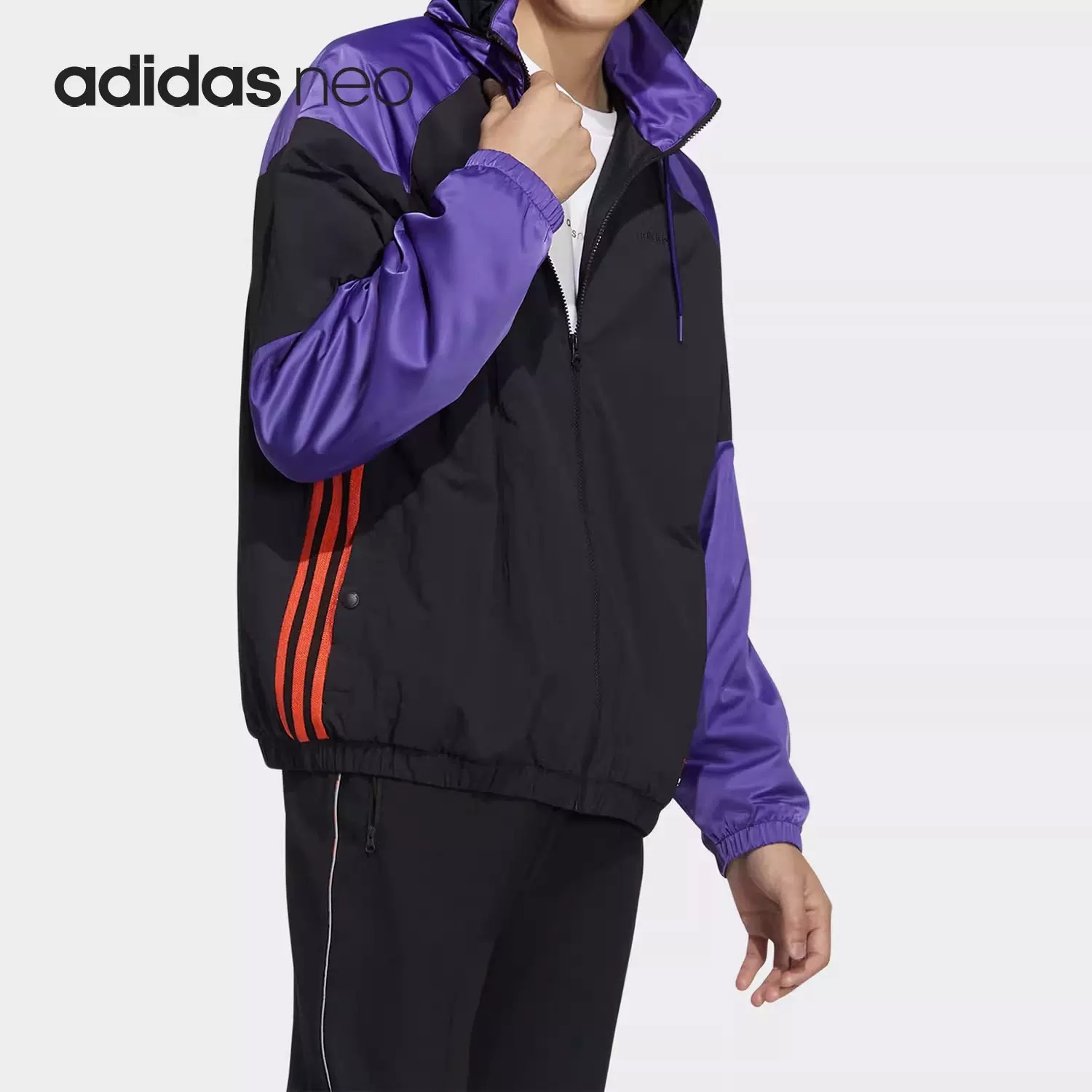 Adidas/阿迪达斯外套男装运动服休闲防风立领工装宽松夹克 GP4809