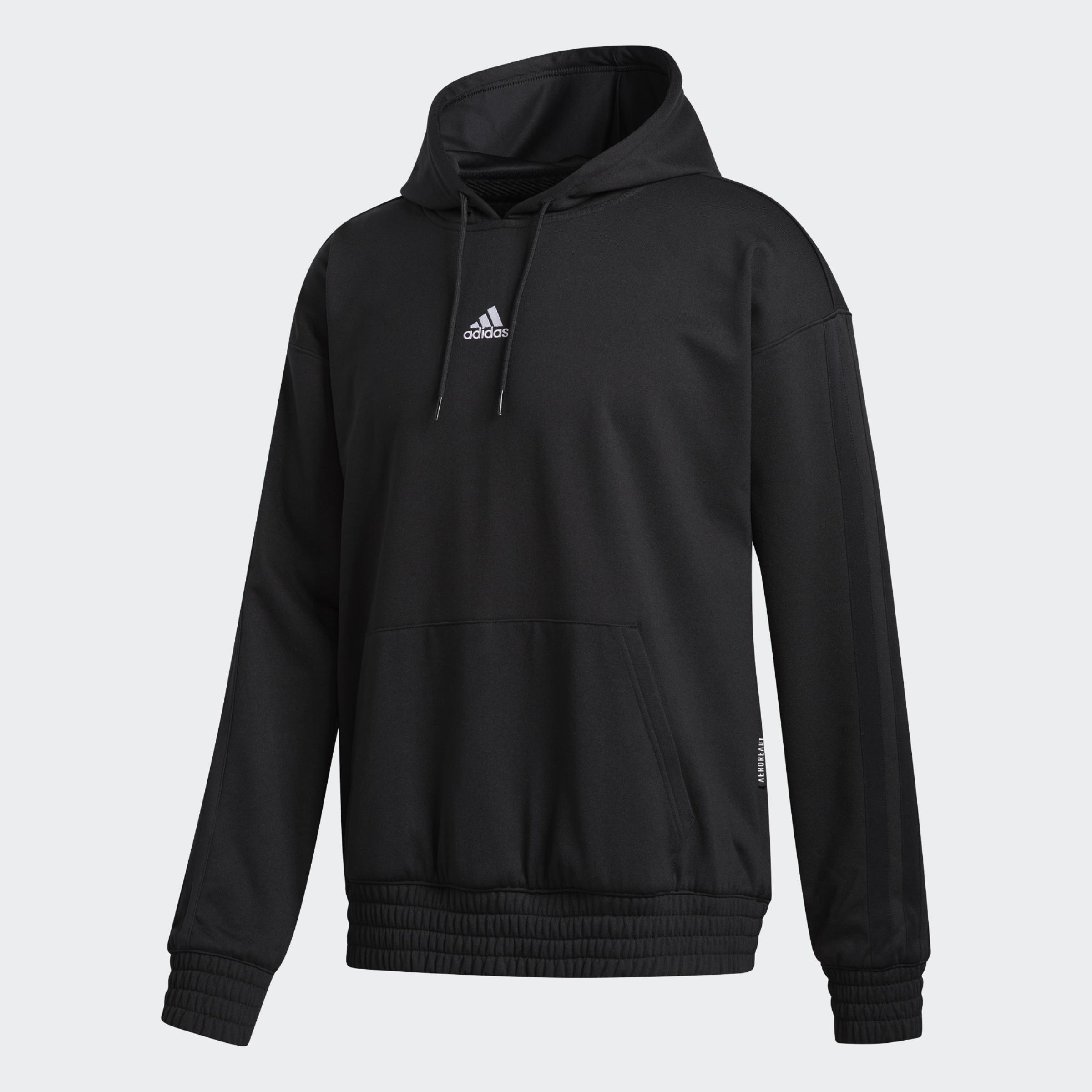 Adidas阿迪达斯LD WNTR HD男篮球时尚休闲运动连帽外套卫衣GD6858