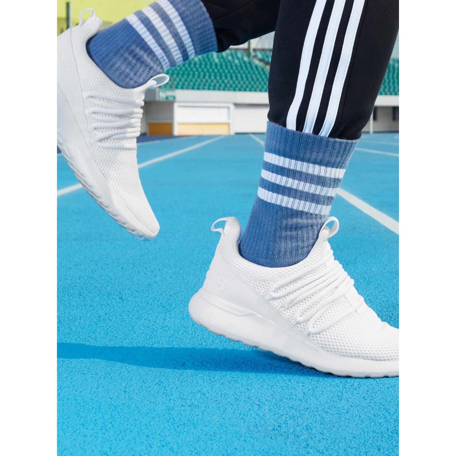 阿迪达斯春夏秋Lite Racer Adapt 3.0男子透气跑步鞋一脚蹬fx8801