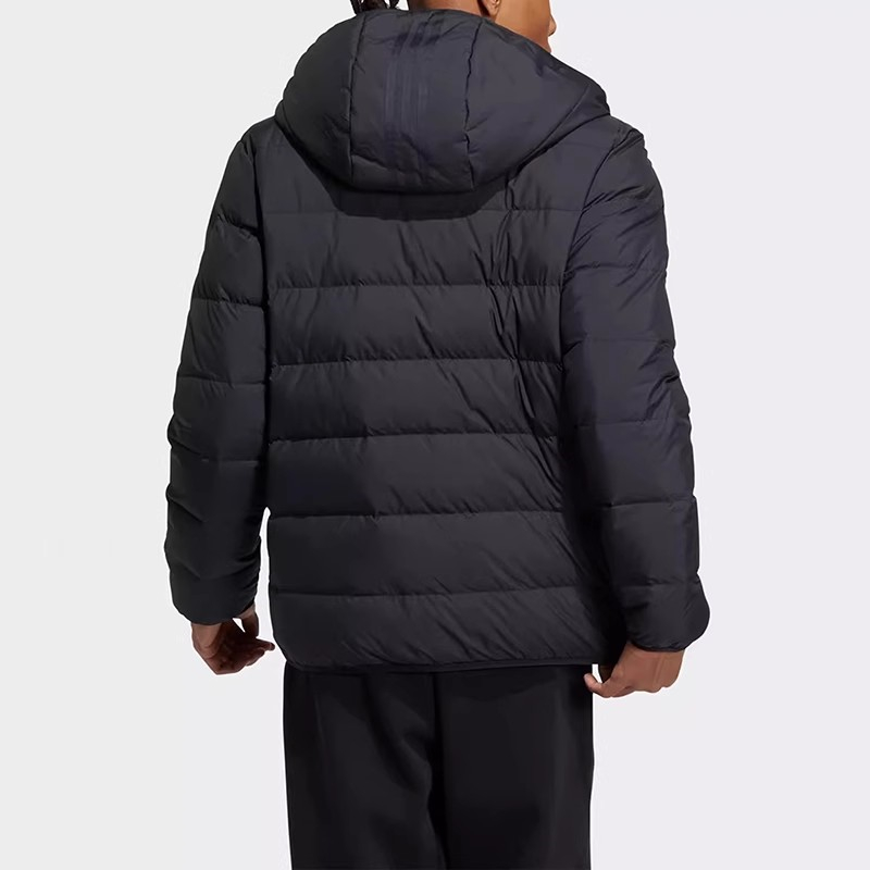 正品Adidas/阿迪达斯男子户外运动休闲保暖连帽羽绒服外套 HY9635