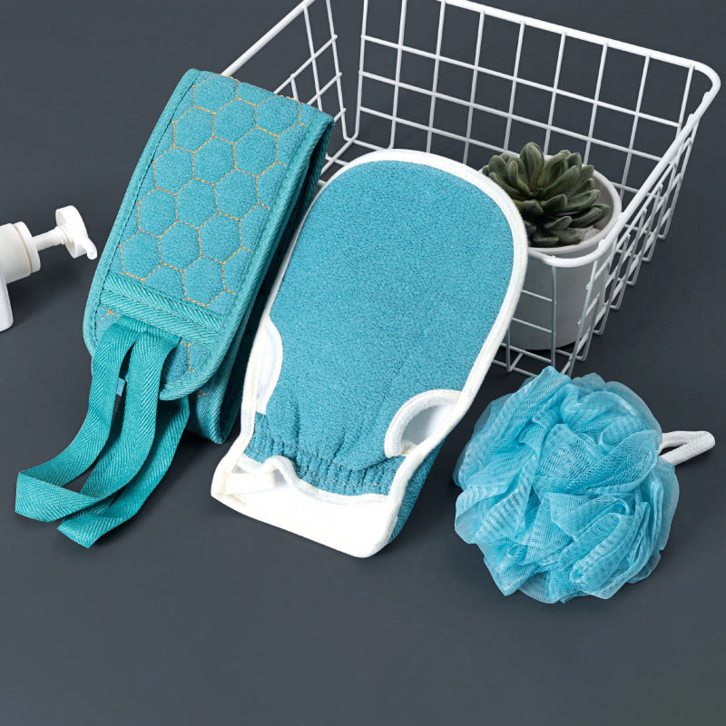 搓澡巾套装强力搓背手套男士洗澡神器女洗浴家用后背搓泥搓灰浴球