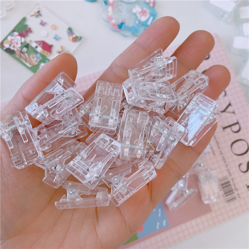 【DIY配件合集】小抓夹PP夹合页慢干胶磁铁盖帽展示架快干胶