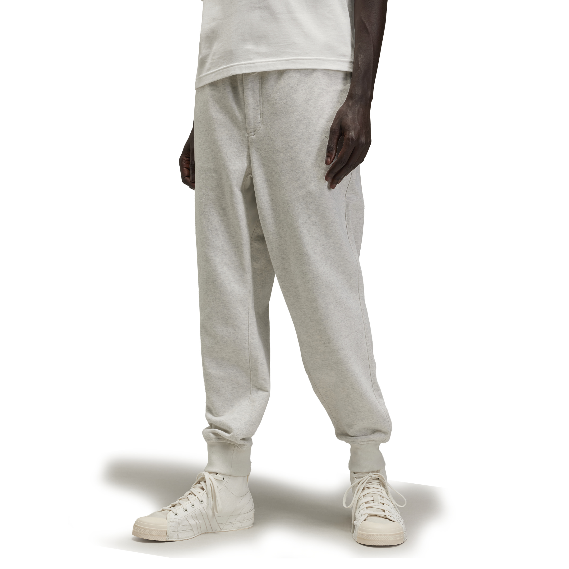 Y-3/Y-3（52-JM7869）灰色经典款休闲束脚运动裤