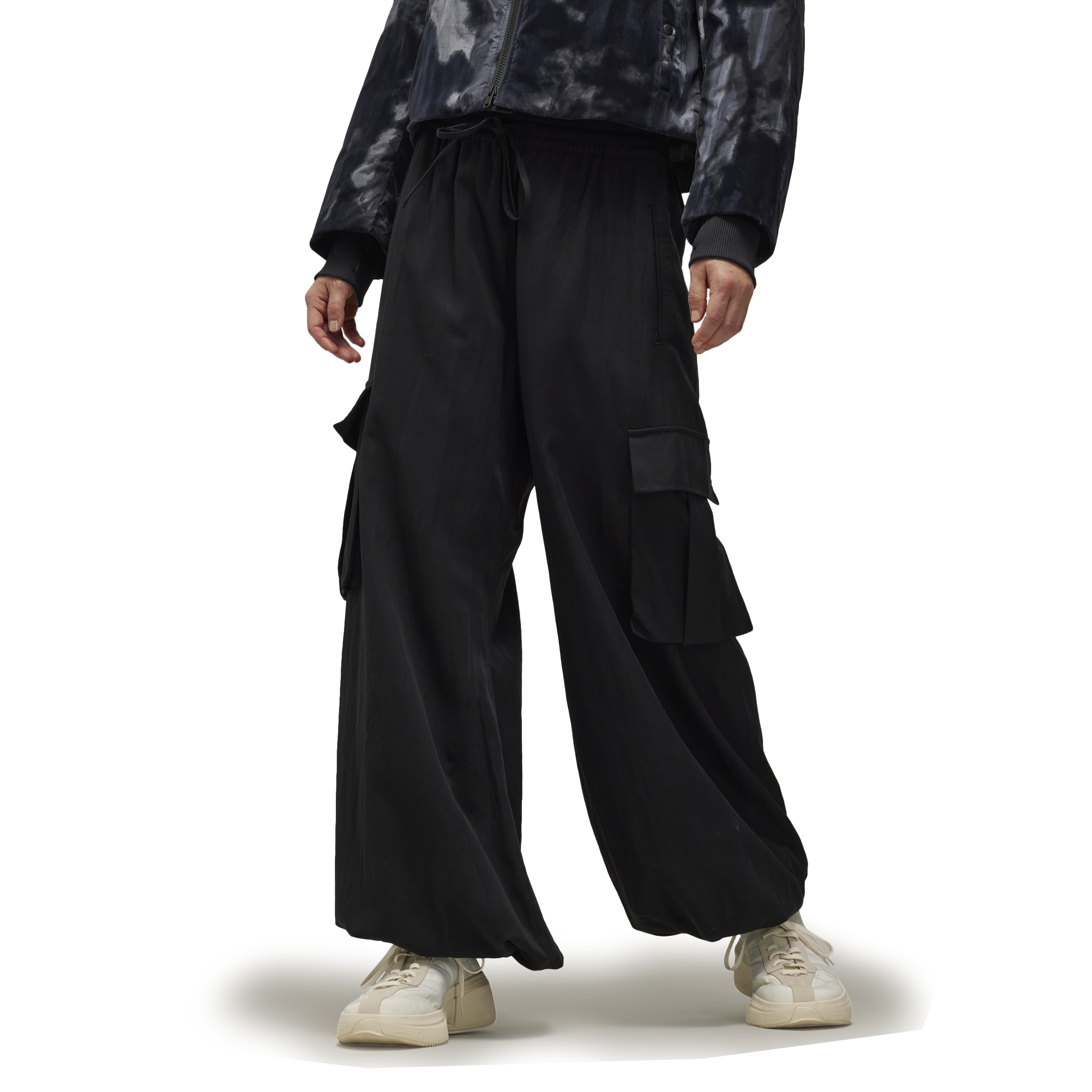 Y-3/Y-3（51-IW7472）黑色男女款设计款时尚工装运动休闲裤