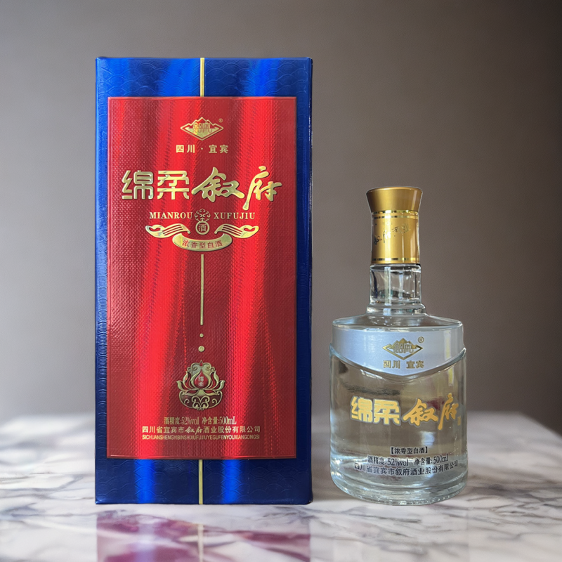 叙府老酒 2015年52度绵柔叙府 自然瓶陈52度500ml