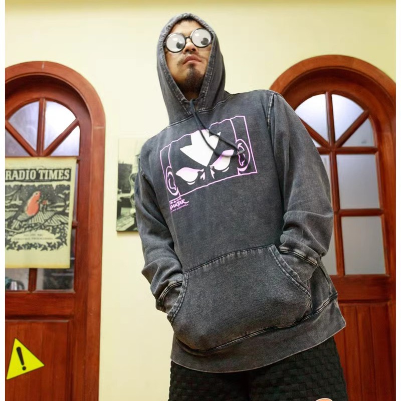 欧美正版动漫阿凡达降世神通重度水洗男女秋季拉绒卫衣帽衫有大码