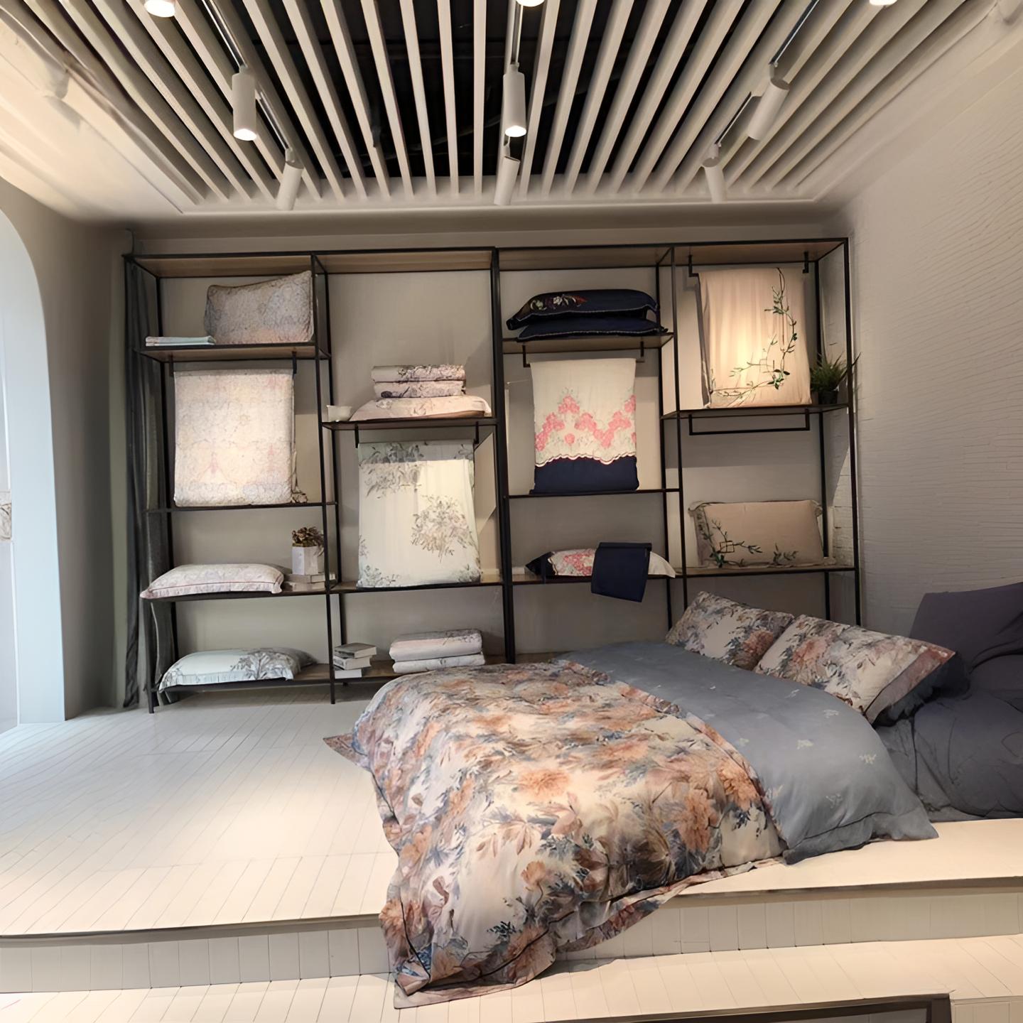 BK-【高端轻奢床品】品牌尾单孤品全棉四件套/被子以直播间展示为准