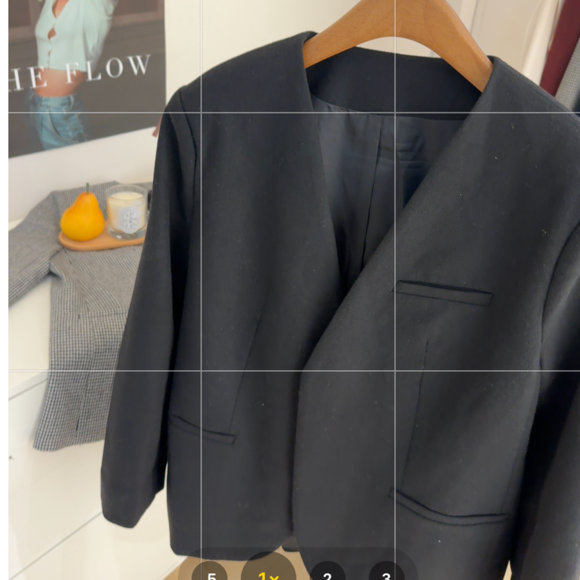 【哈尼家2】 巴黎橱窗  秋冬韩系经典黑色V领西装外套女百搭Y52