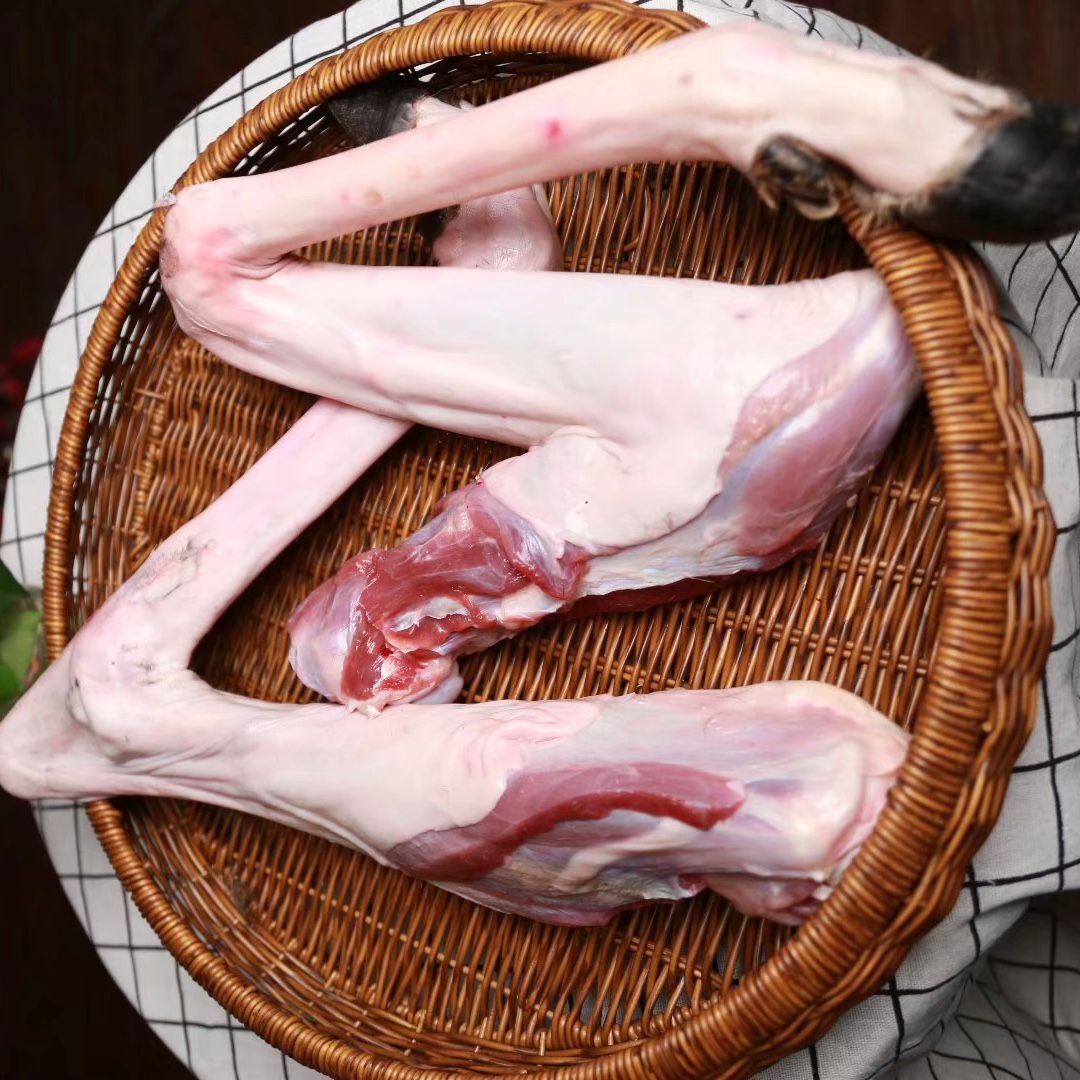 将鹿鲜生【双阳鹿乡】梅花鹿新鲜整腿带蹄带筋顺丰包邮鲜生运输冷链