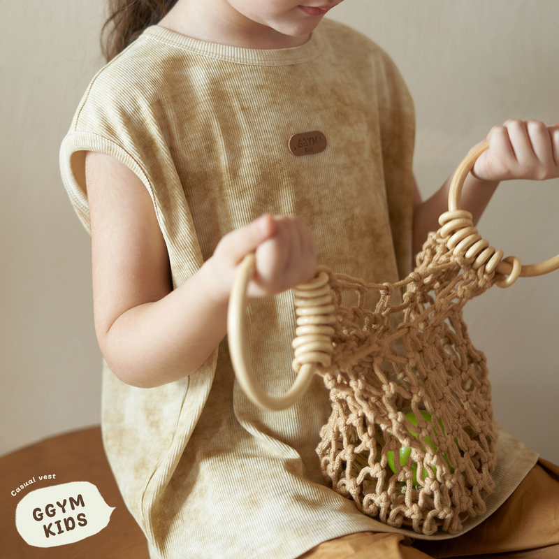 【NO退NO换】儿童柔软夏季薄款圆领无袖背心【2件及以上包邮】MKBL199