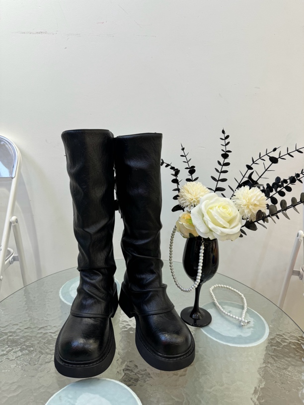 【超好看】百搭时尚堆堆长筒靴爆款