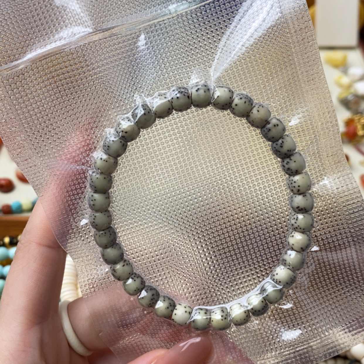 【闪购商品】星月菩提手串好***花半臂毕业单圈7奶灰