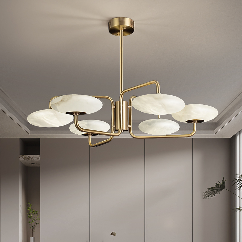 北欧简约现代西班牙云石客厅吊灯设计师创意个性卧室餐厅大气灯具
