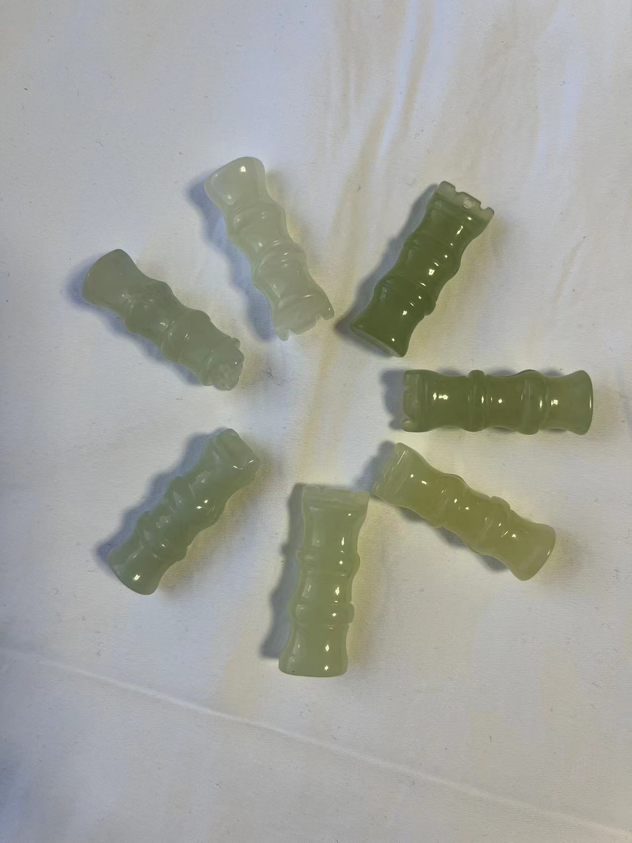 【严总宠粉】蛇纹石玉未镶嵌多样性发一个竹节 Q2