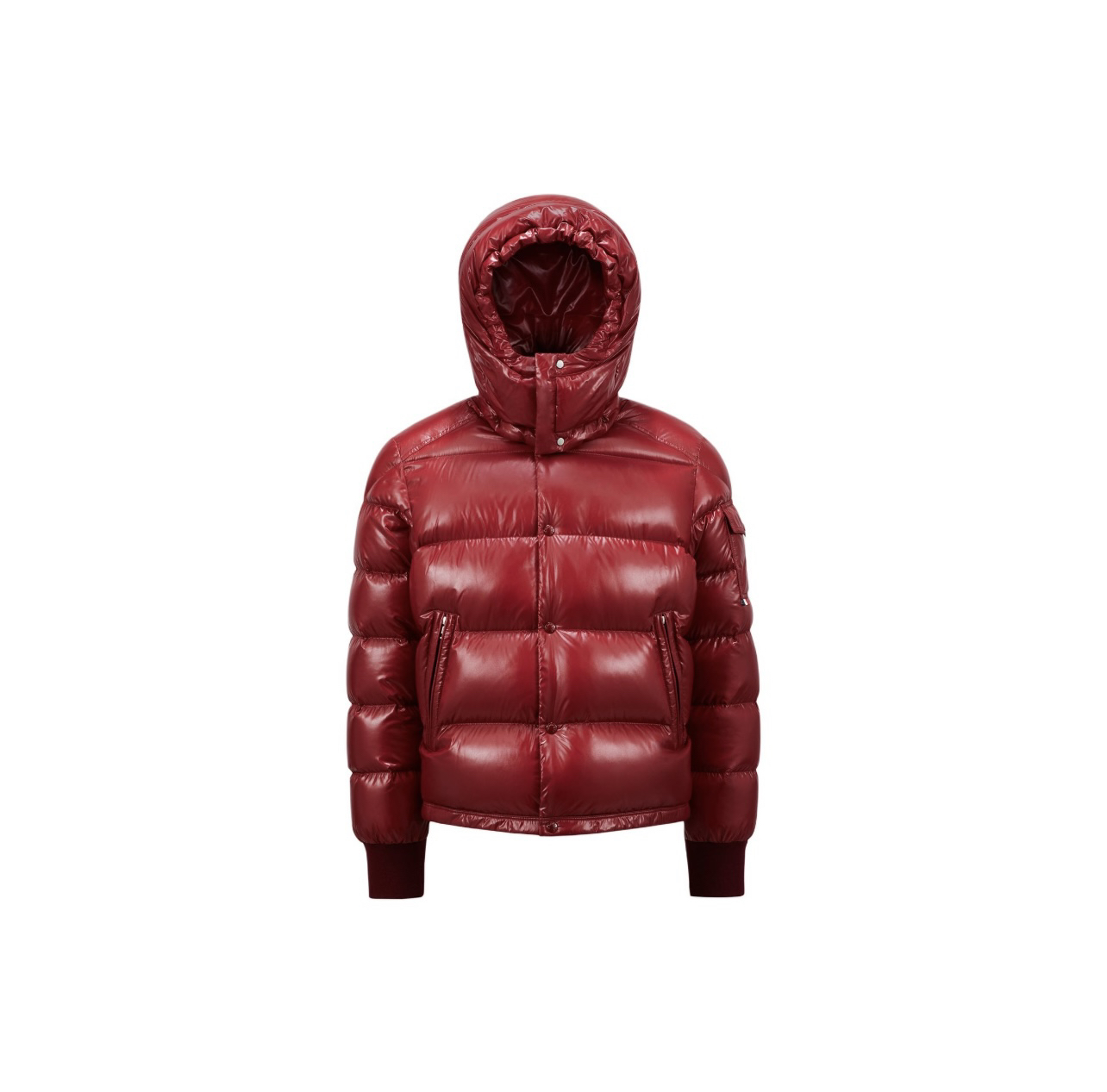 全新未使用 MONCLER 经典Maljasset绗缝连帽羽绒服