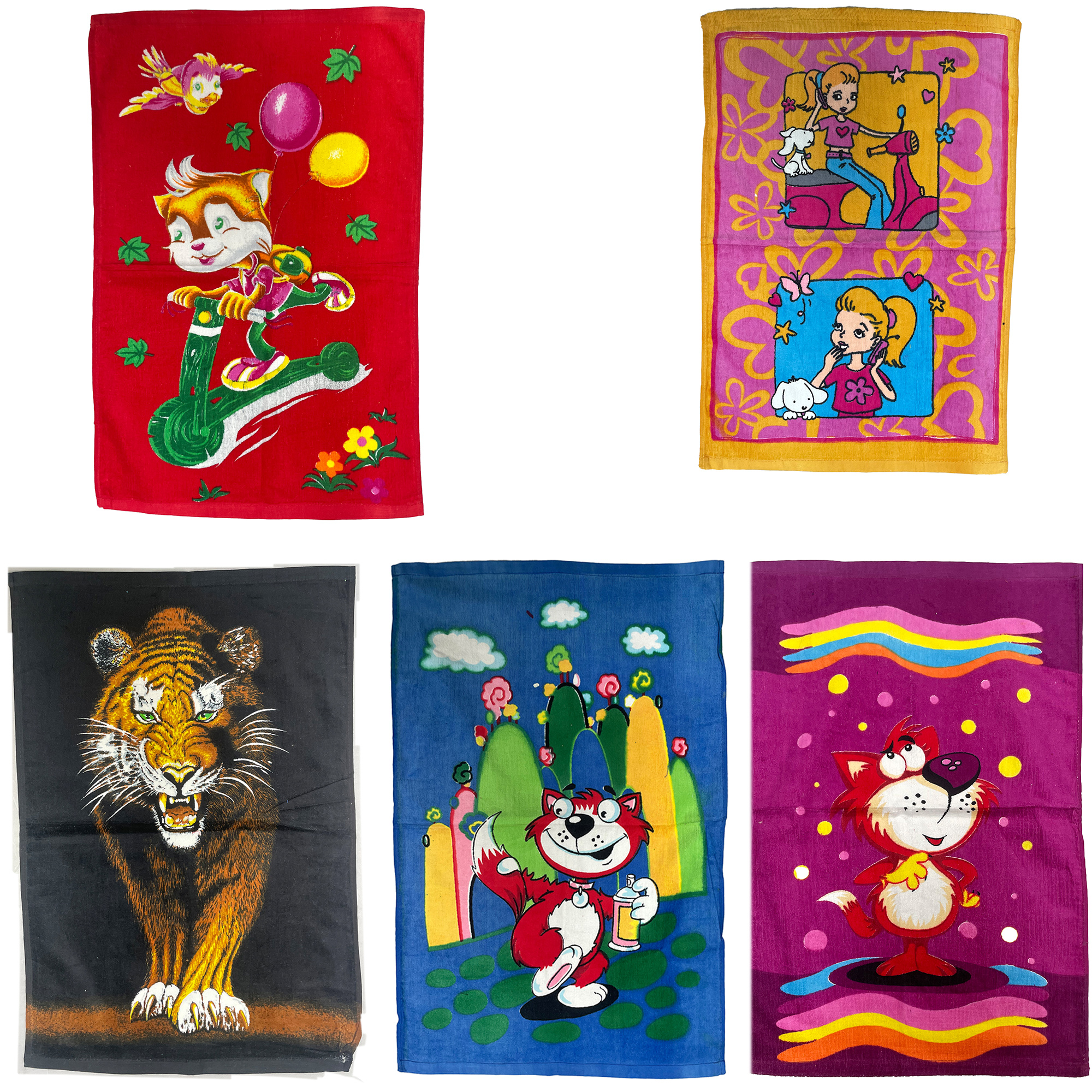 2512#毛巾颜色随机(3条一组)