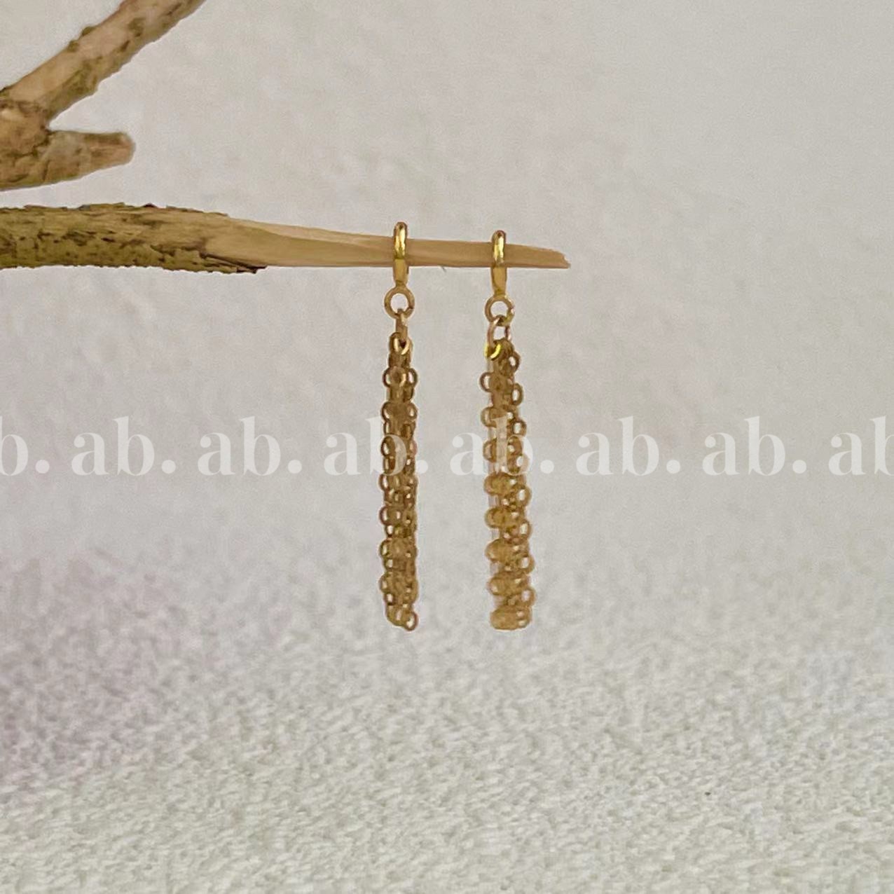 18K金仙女流苏配饰单只/需要一对拍数量选2#8540