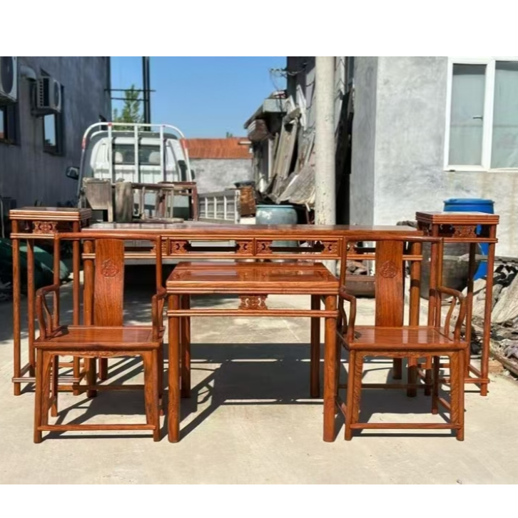 实木古典家具明式中堂六件套