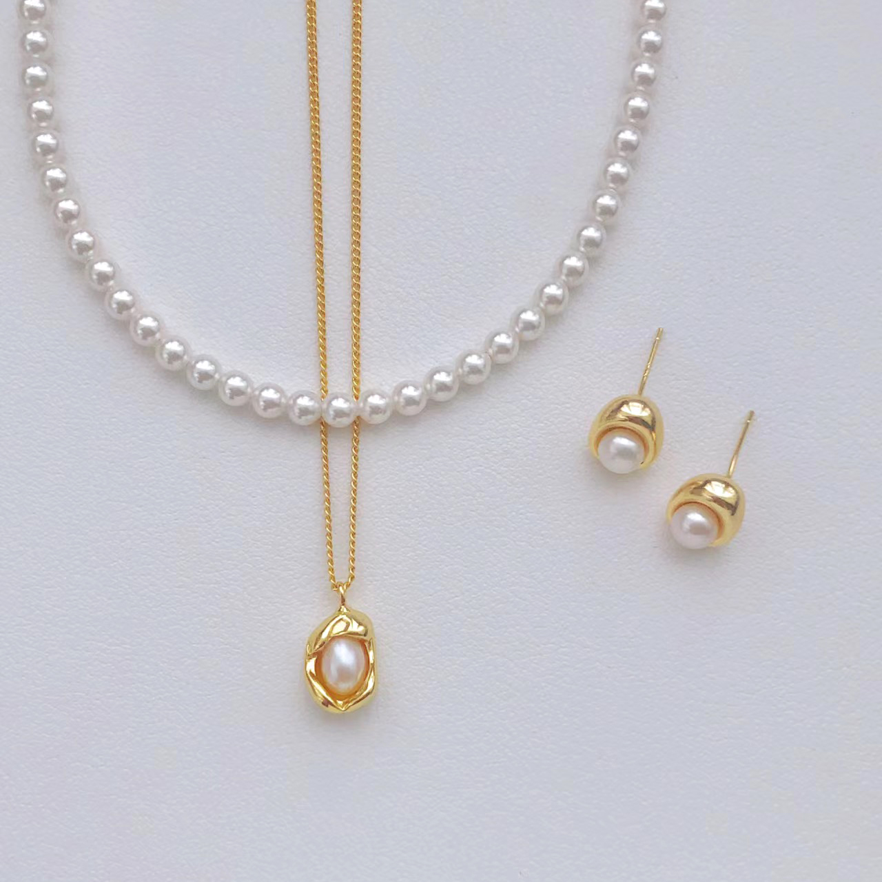 铜合金耳饰 【700+一号一款】轻奢气质时尚百搭法式两戴简约精致