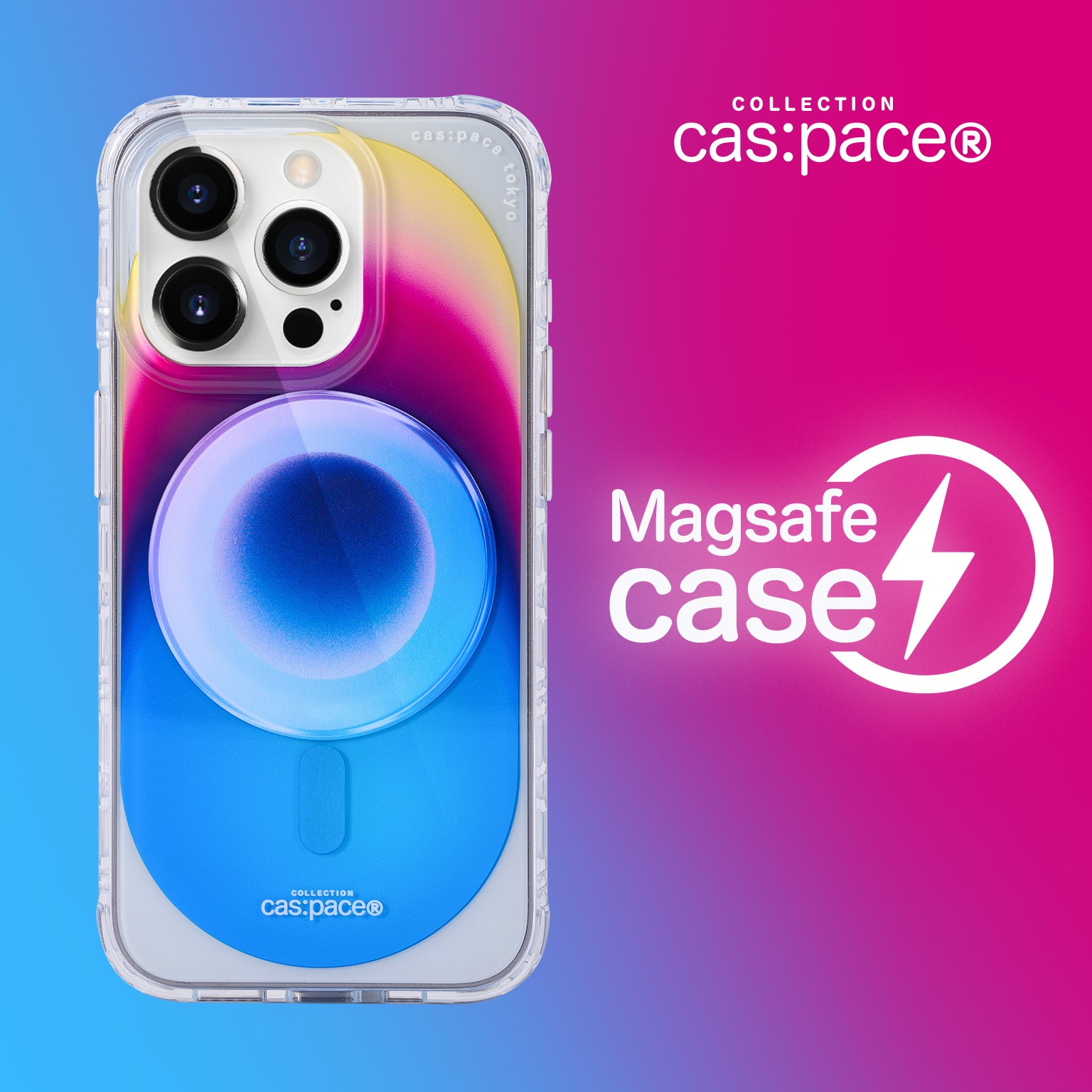 壳空间原创磁吸【彩色椭圆/磁吸】适用苹果iPhone15手机壳新款16/14