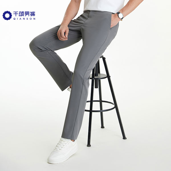【653】千颂夏季薄款透气吸汗男士直筒休闲裤