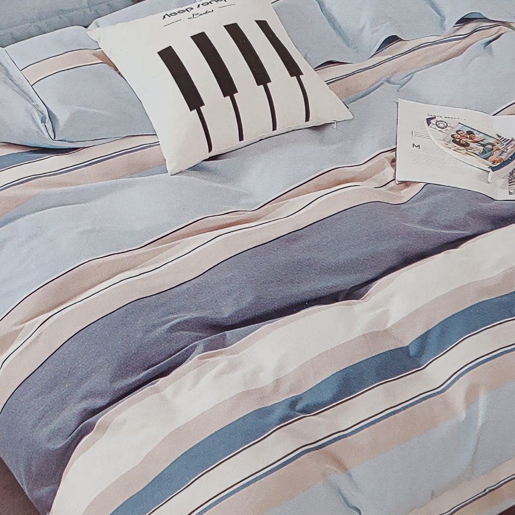 纯棉全棉床单床上用品被单不起球斜纹单人学生宿舍亲肤简约印花